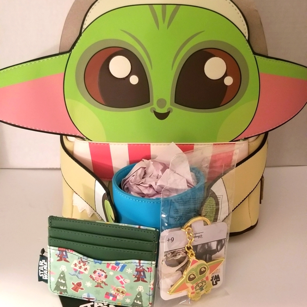 FINAL PRICE Loungefly Star Wars The Mandalorian The Child  Bundle